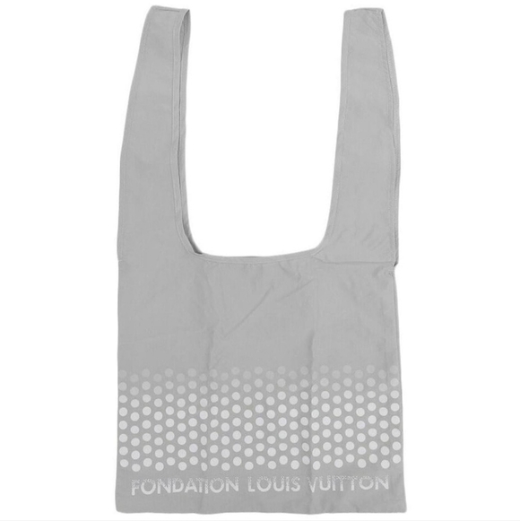 NWOT Foundation Louis Vuitton Gray Nylon Packable Shopping Bag - Picture 3 of 5
